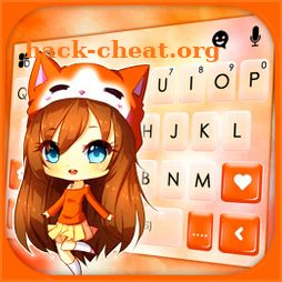 Fox Girl Keyboard Theme icon