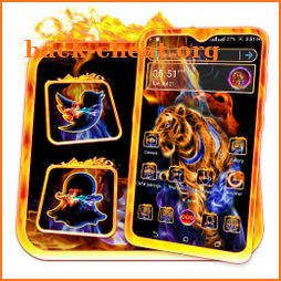 Fractal Tiger Launcher Theme icon