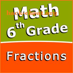 Fractions and mixed numbers - 6th grade math icon