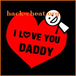 Free Father's Day Sticker GIF icon