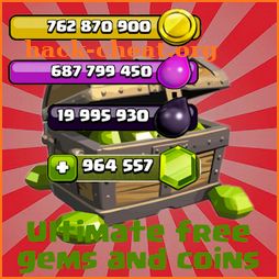 Free Gems and Coins for Clash Of Clans Cheat prank icon