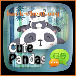 (FREE) GO SMS CUTE PANDAS THEME icon