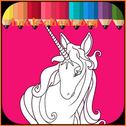 Free Unicorn Coloring Pages icon