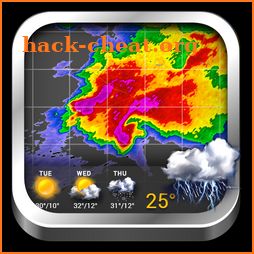 Free weather radar & Global weather icon