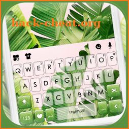 Fresh Leaves Keyboard Background icon