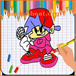Friday Night Funkin Coloring Game icon