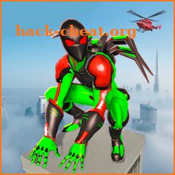 Frog Spider Robot Hero: Ninja Robot War Games icon