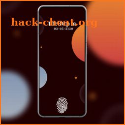 Front Screen Fingerprint lock icon