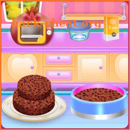 Fruit Chocolate Cake Cooking icon