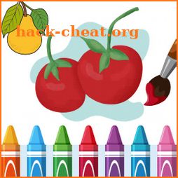 Fruits And Vegetables Coloring icon