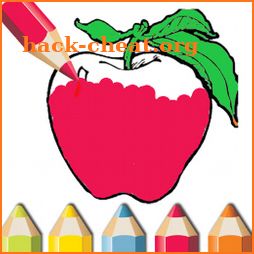 Fruits and Vegetables coloring page icon