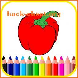 Fruits and Vegetables Coloring Pages icon