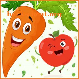 Fruits and Vegetables-Learning, phonics, quiz icon