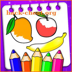 Fruits Coloring Book & Drawing Book icon