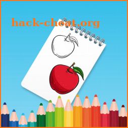 Fruits coloring Book icon
