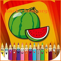 Fruits Coloring Game & Drawing Book icon