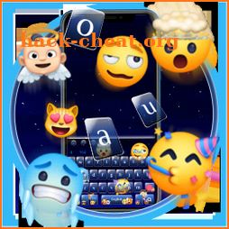 Fun Keyboard Themes- Cute Emoji, Stickers & Gif icon