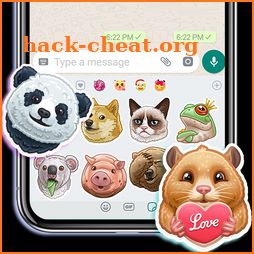 Funny Animal Emoji Stickers icon