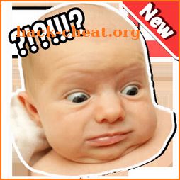 Funny baby faces stickers WAStickerApps icon