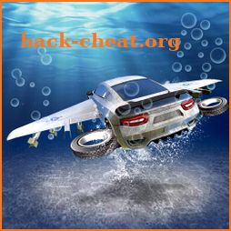 Futuristic Floating Car Underwater Submarine War icon