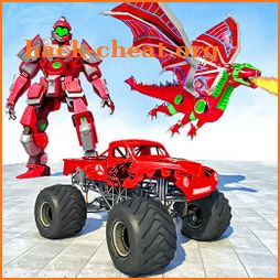 Futuristic Flying Dragon Robot War Game icon