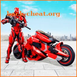 Futuristic Moto Robot Hero Bike Robot Games icon