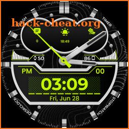 G013 Neon Hybrid Watch Face icon