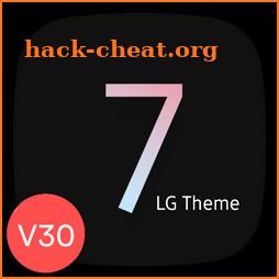 G7 Black Theme for LG V30 & G6 Oreo icon