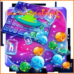 Galaxy Alien Cartoon Keyboard Theme icon