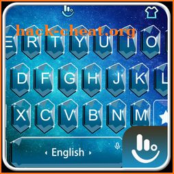 Galaxy Blue Keyboard Theme icon