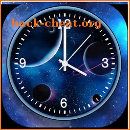 Galaxy Clock Live Wallpaper icon