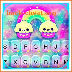 Galaxy Cupcakes Keyboard Background icon