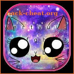 Galaxy Cute Smile Cat Keyboard Theme icon