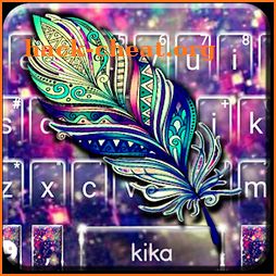 Galaxy Feather Keyboard Theme icon