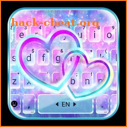 Galaxy Hearts Keyboard Theme icon