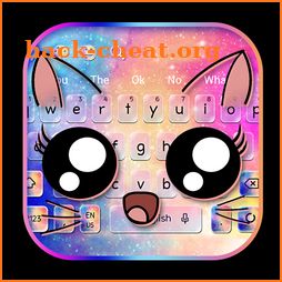 Galaxy Kitty emoji keyboard icon