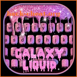 Galaxy Liquid Droplets Keyboard Theme icon