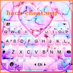 Galaxy Marble Heart Keyboard Background icon