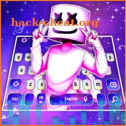 Galaxy Neon DJ Keyboard Theme icon
