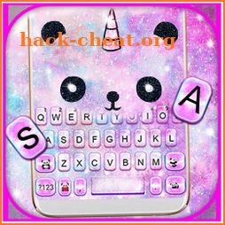 Galaxy Panda Unicorn Keyboard Theme icon