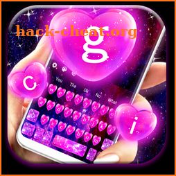 Galaxy Shining Heart Keyboard icon