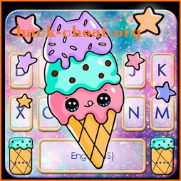 Galaxy Tasty Ice Cream Keyboard Theme icon