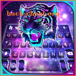 Galaxy Tiger Keyboard Background icon