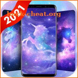 Galaxy Unicorn Live Wallpaper & Launcher Themes icon