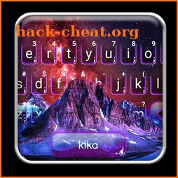 Galaxy Volcano Mountain Keyboard Theme icon