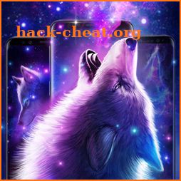 Galaxy Wolf live wallpapers icon