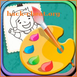 Game for kids: "Coloring" icon