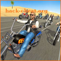gangster bike racing games: outlaw mad city biker icon