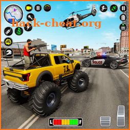 Gangster City Monster Truck 3D icon