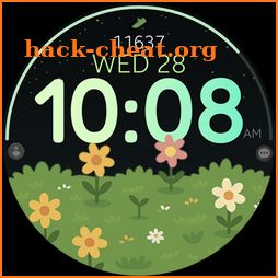 Garden Steps floral watch face icon